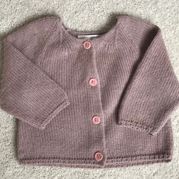 ISO CARAMEL LONDON Baby Alpaca knitted cardigan - Picture 2 of 4